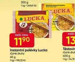Hruška Lucka instantní polévka 60g nabídka