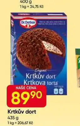 Hruška Dr. Oetker Krtkův dort 435g nabídka