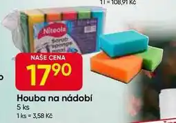 Hruška Niteola Scrub sponge Houba na nádobí 5 ks nabídka