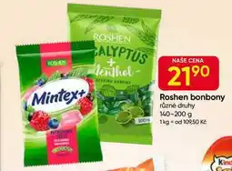 Hruška Roshen bonbony různé druhy 140-200 g nabídka