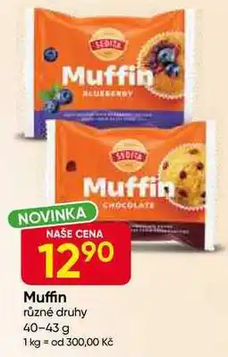 Hruška Sedita Muffin různé druhy 40-43 g nabídka