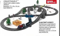 Wiky Vlak trať s efekty nabídka