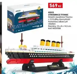 Wiky Koco stavebnice titanic nabídka