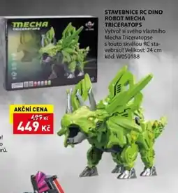 Wiky Stavebnice RC dino robot mecha triceratops nabídka