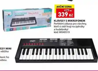 Wiky Klávesy s mikrofonem nabídka