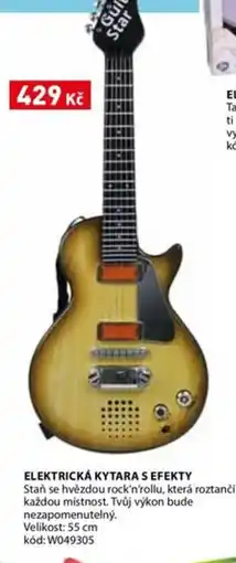 Wiky Elektrická kytara s efekty nabídka