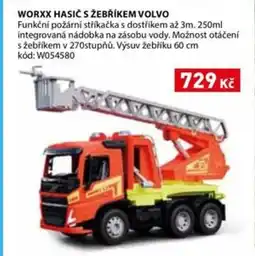 Wiky Worxx hasič s žebříkem volvo nabídka