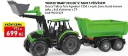 Wiky Worxx traktor deutz-fahr s přívěsem nabídka