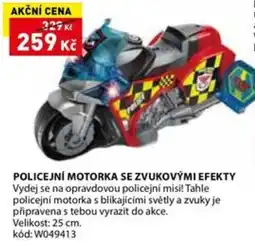 Wiky Policejní motorka se zvukovými efekty nabídka