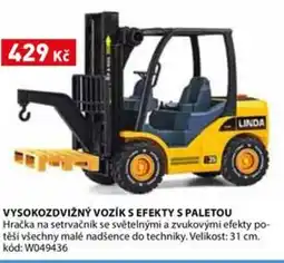 Wiky Vysokozdvižný vozík s efekty s paletou nabídka