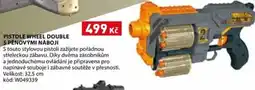 Wiky Pistole wheel double s pěnovými náboji nabídka