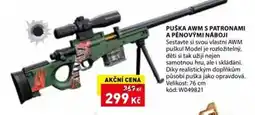 Wiky Puška awm s patronami a pěnovými náboji nabídka