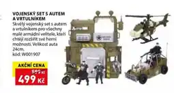Wiky Vojenský set s autem a vrtulníkem nabídka