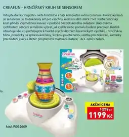 Wiky Creafun - hrnčířský kruh se sensorem nabídka