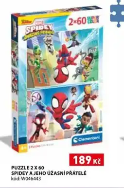 Wiky Puzzle 2 x 60 Spidey a jeho úžasní přátelé nabídka