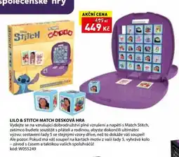 Wiky Lilo & Stitch match desková hra nabídka
