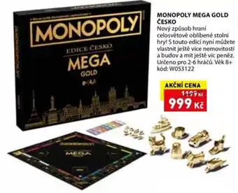 Wiky Monopoly Mega gold česko nabídka