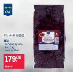 Makro Zelí nabídka