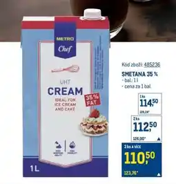 Makro SMETANA 35 % nabídka