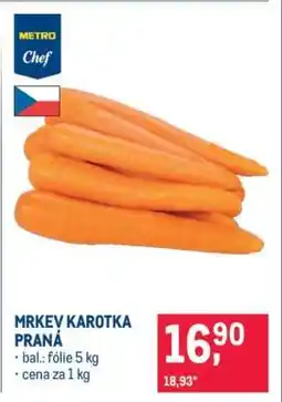 Makro Mrkev karotka praná nabídka
