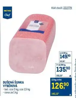 Makro Dušená šunka výběrová nabídka