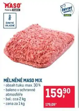 Makro Mělněné maso mix nabídka