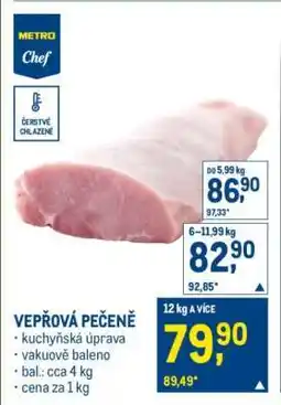 Makro VEPŘOVÁ PEČENĚ nabídka