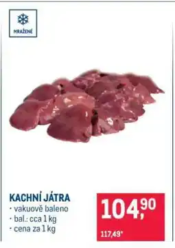 Makro KACHNÍ JÁTRA nabídka