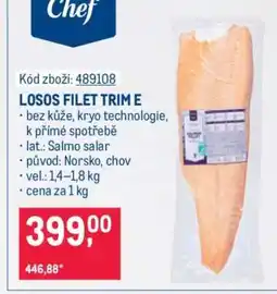 Makro LOSOS FILET TRIM E nabídka