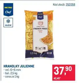Makro Hranolky Julienne nabídka
