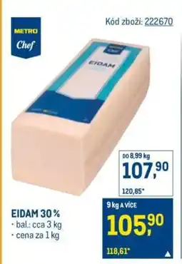 Makro Eidam 30 % nabídka