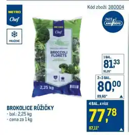 Makro Brokolice růžičky nabídka