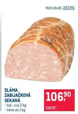 Makro SLÁMA ZABIJAČKOVÁ SEKANÁ nabídka