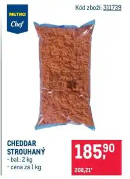 Makro Cheddar strouhaný nabídka