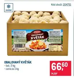 Makro Obalovaný květák nabídka