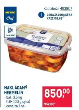 Makro Nakládaný hermelín nabídka