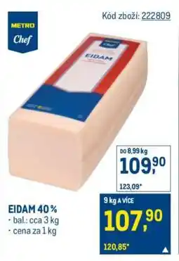 Makro Eidam 40 % nabídka