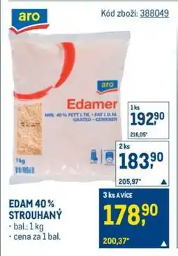 Makro EDAM 40 % STROUHANÝ nabídka