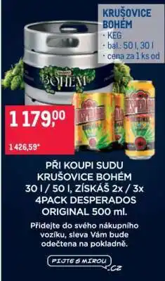 Makro Krušovice Bohém nabídka
