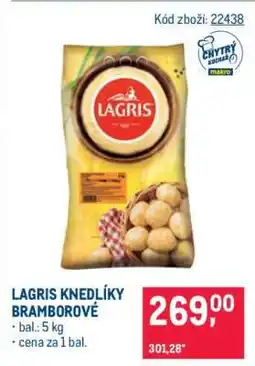 Makro LAGRIS KNEDLÍKY BRAMBOROVÉ nabídka