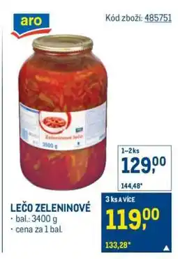 Makro LEČO ZELENINOVÉ nabídka