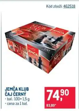 Makro Jemča Klub čaj černý nabídka