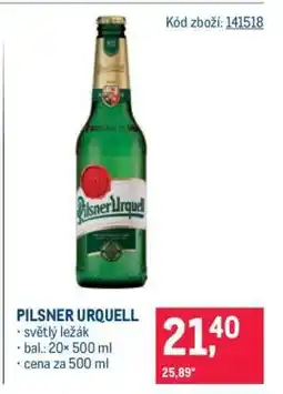 Makro Pilsner Urquell nabídka