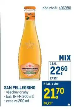 Makro San Pellegrino nabídka