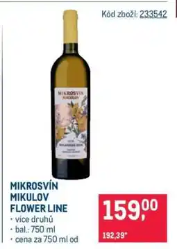 Makro Mikrosvín Mikulov Flower line nabídka