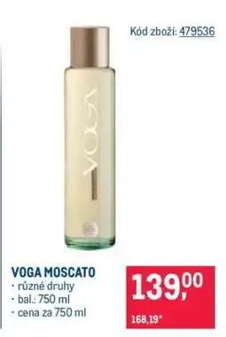 Makro VOGA MOSCATO nabídka
