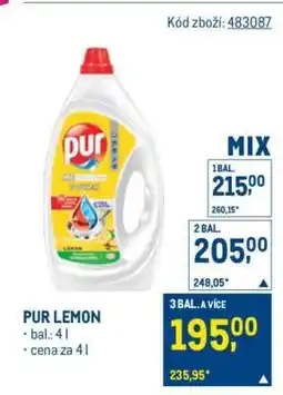 Makro PUR LEMON nabídka