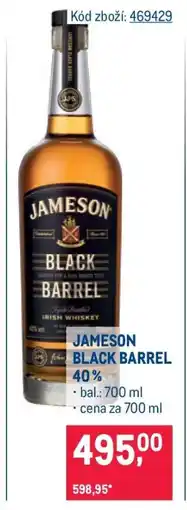Makro Jameson Black Barrel 40 % nabídka