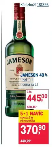 Makro Jameson 40 % nabídka