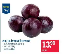 Makro Zelí hlávkové červené nabídka